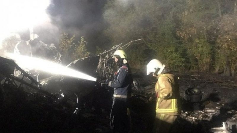 युक्रेनमा सैनिक विमान दुर्घटना, २५ को मृत्यु