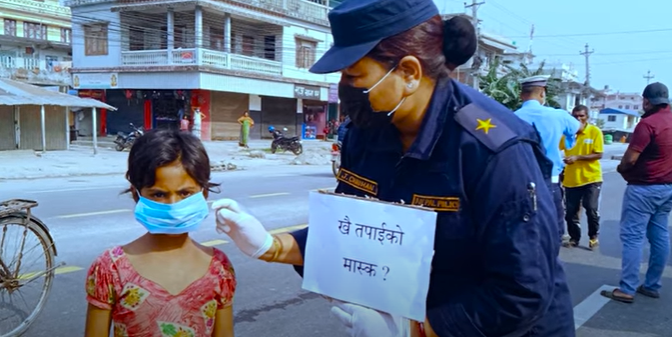 तपाईंको मास्क खोई ?’ कार्यक्रम अन्तर्गत १ हजार ९ सय ६ जनालाई नि:शुल्क मास्क वितरण