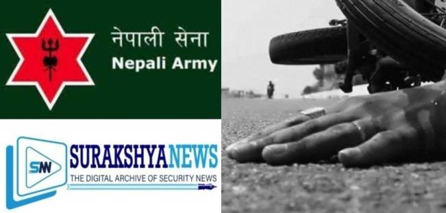 मोटरसाइकल दुर्घटनामा नेपाली सेनाका जवानको मृत्यु