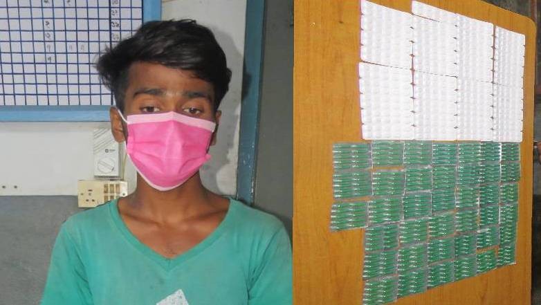 प्रतिबन्धित औषधीसहित एक जना पक्राउ