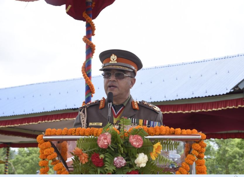 सशस्त्र प्रहरी महानिरीक्षक खनालद्वारा सशस्त्र प्रहरी सहायक निरीक्षक आधारभूत तालिमको समापन