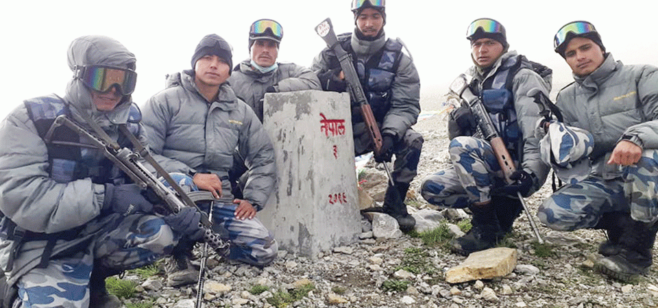 तीन नम्बर सीमा स्तम्भमा पुग्यो सुरक्षा गस्ती