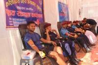 कोशी प्रदेश प्रहरी कार्यालयद्वारा रक्तदान, १३६ पोका रगत सङ्कलन