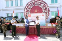 नेपाली सेनालाई ६ स्ट्राइकिङ भेहिकल र घोडा सहयोग
