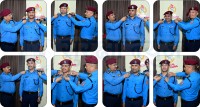 आठ जना प्राविधिक प्रहरी अधिकृतहरूलाई दर्ज्यानी चिह्न प्रदान
