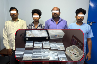 मुन्ना जेम एण्ड ज्वेलर्समा गरगहना बेचिरहेका चार जना पक्राउ