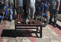 गैंडाको खागसहित चार जना नियन्त्रणमा