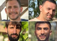 विपिनसहित चार मृत बन्धकको शव हस्तान्तरण गर्दै हमास