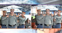 सशस्त्र प्रहरी नायव महानिरीक्षक थापा र वरिष्ठ उपरीक्षक मास्केलाई दर्ज्यानी चिह्न प्रदान