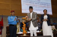 ‘प्रथम महिला प्रहरी सम्मेलन, २०८२’ काठमाडौंमा सुरू, गृहमन्त्रीले गरे उद्घाटन (फोटो फिचर)