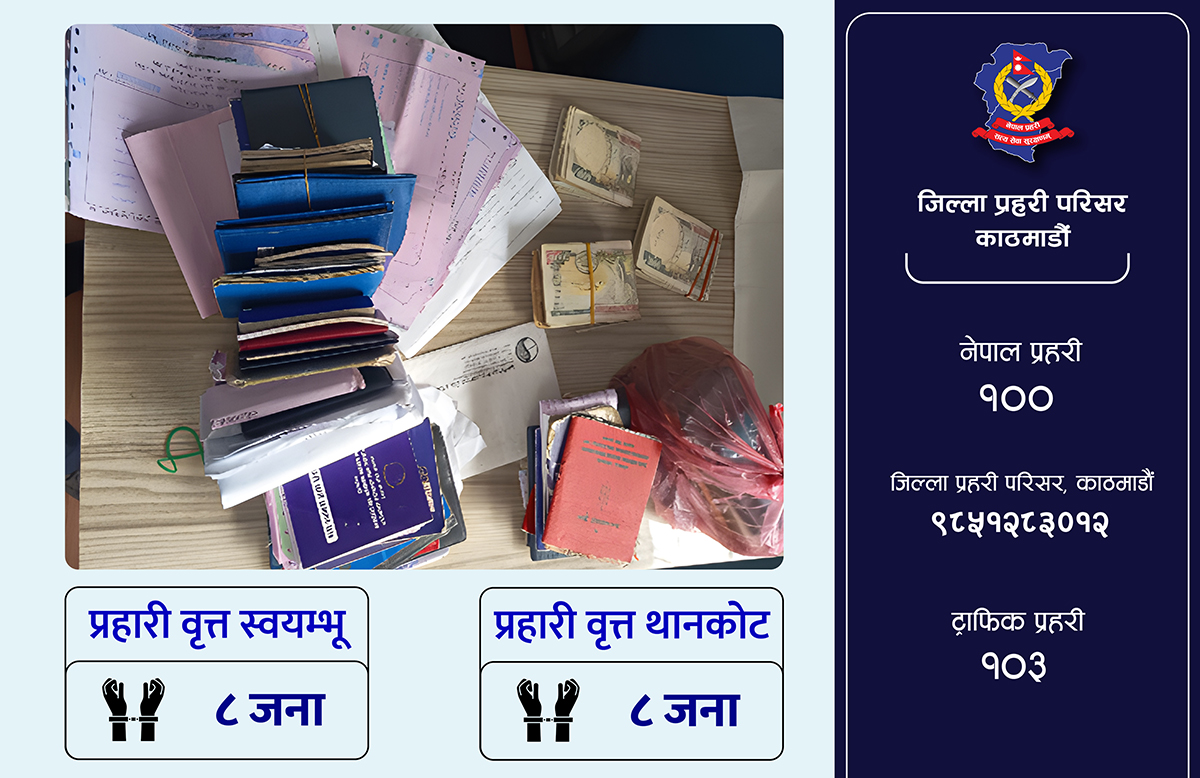 बिलबुक नवीकरणमा संलग्न १६ जना पक्राउ