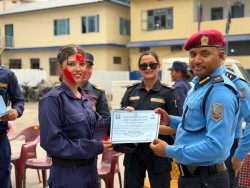 निर्वाचन प्रहरीको बिदाई (फोटोफिचर)