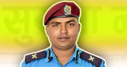 जिल्ला प्रहरी कार्यालय धनुषाका इन्सपेक्टर यादव सम्मानित