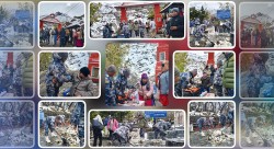 मुस्ताङमा सशस्त्र प्रहरी बलको स्वास्थ्य शिविर 