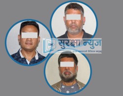 युके र क्यानडा पठाइदिन्छु भन्दै ११ करोड भन्दा बढी ठगी गर्ने तीन जना पक्राउ
