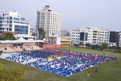 प्रहरी प्रधान कार्यालयमा विशेष योग शिविर, पूर्व डीआईजी महतले पढाए योग शिक्षा