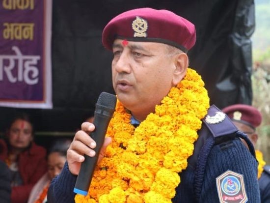 प्रहरी चौकी बोर्लाङको नवनिर्मित भवन उद्‍घाटन