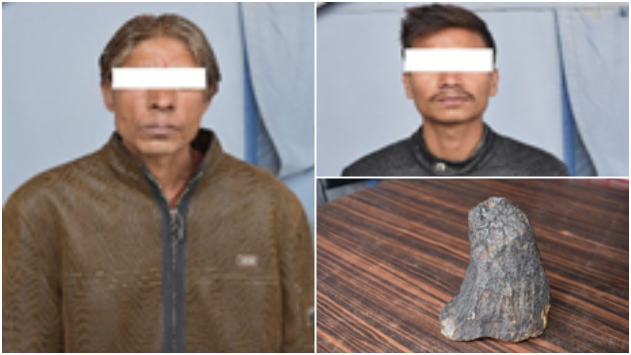 गैंडाको खागसहित चावहिलबाट दुई पक्राउ