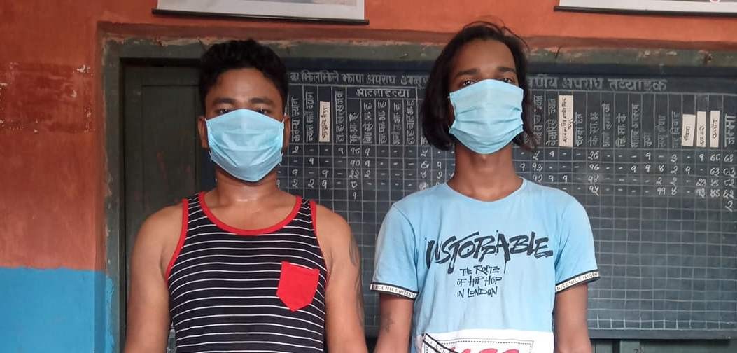 लागूऔषध सहित दुई जना पक्राउ