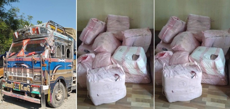 चितवन प्रहरीद्वारा भन्सार छली ल्याएका ४ लाख ७५ हजार बराबरको कपडा वरामद