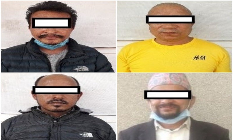 ‘विप्लव’को नाममा ३ करोड चन्दा माग्ने ४ जना पक्राउ