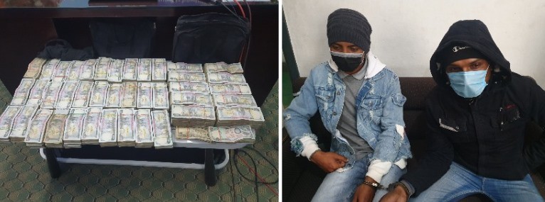 डेढ करोड रुपैयाँसहित नागढुङ्गाबाट दुई जना पक्राउ