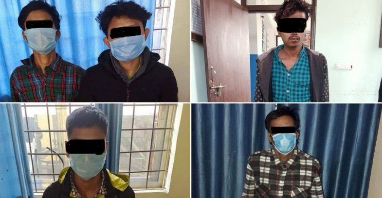 लागूऔषधसहित ५ जना पक्राउ