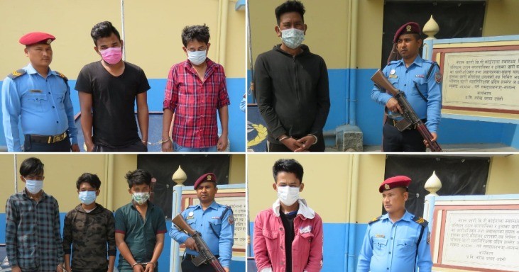 धरानबाट ७ जना लागूऔषध कारोबारी पक्राउ