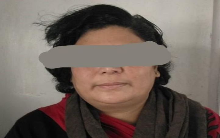 २ दिन कैद सजाय र १६ लाख रुपैयाँ जरिवाना तोकिएकी फरार महिला पक्राउ