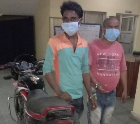 मोटरसाईकल चोरी गर्ने एक भारतीयसहित दुई जना पक्राउ