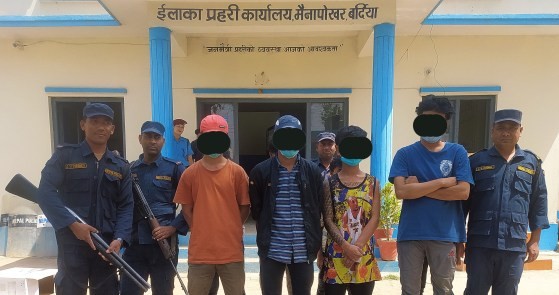 चोरी कार्यमा संलग्न ८ जना पक्राउ