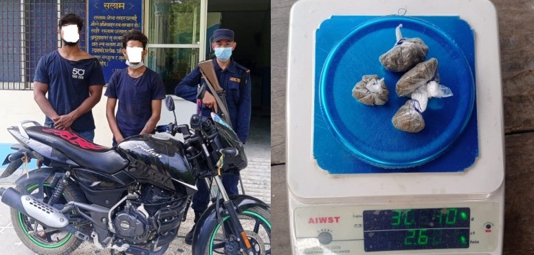 ब्राउन सुगरसहित २ जना पक्राउ