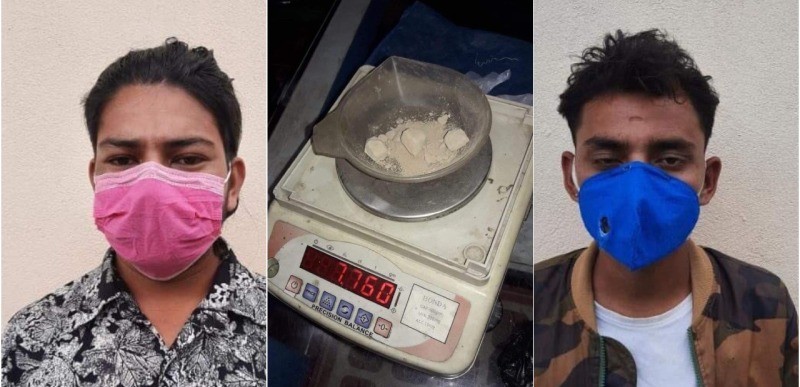 कञ्चनपुरमा खैरो हेरोइनसहित २ जना पक्राउ