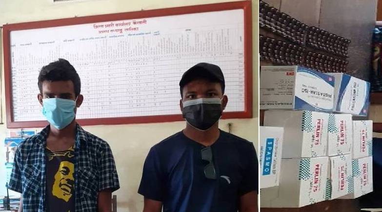 चिकित्सकको स्विकृतिबिना औषधि बिक्री र खरिद गर्ने २ जना पक्राउ