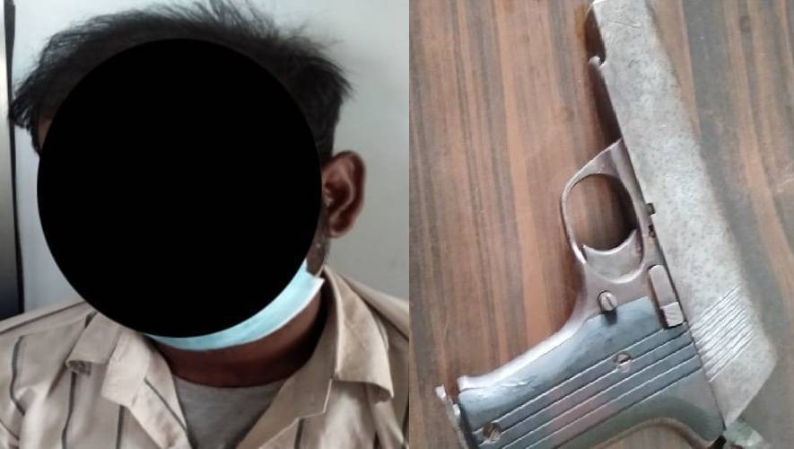 अटोमेटिक पेस्तोलसहित बाँकेमा एक जना पक्राउ