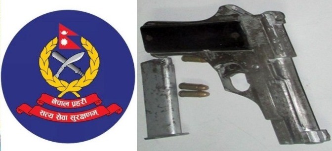पेस्तोलसहित र ३ राउण्ड गोलीसहित २ जना पक्राउ