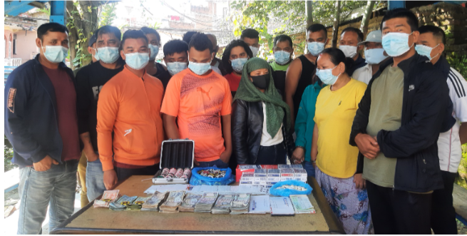 तास खेलिरहेको अवस्थामा ३१ जना पक्राउ