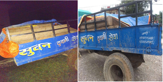 दाङमा अवैध सालको काठ बरामद
