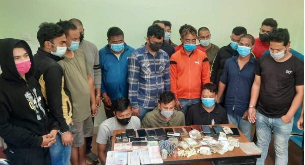 जुवातास खेलिरहेको अवस्थामा ३६ जना पक्राउ