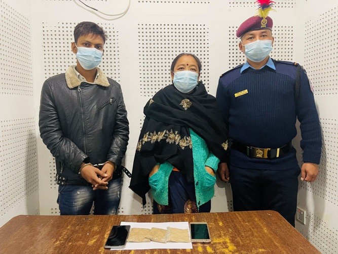 दाङमा लागूऔषध कारोबार गर्ने एक महिलासहित २ जना पक्राउ