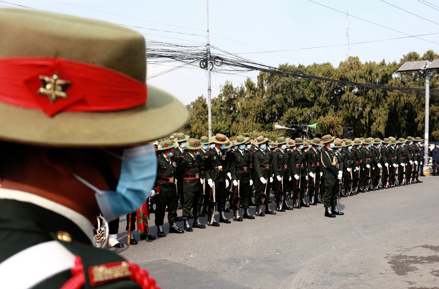 नेपाली सेनाद्वारा जङ्गी अड्डामा राष्ट्र निर्माताप्रति सलामी र सम्मान अर्पण