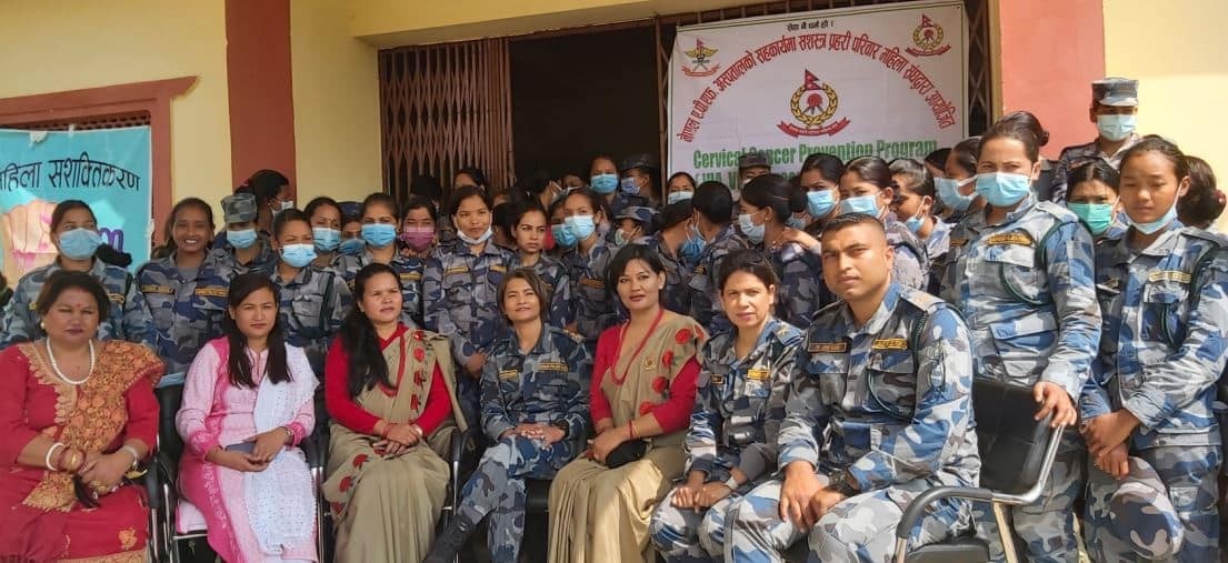 सशस्त्र प्रहरी परिवार महिला संघद्वारा लुम्बिनी प्रदेशमा स्वास्थ्य सम्बन्धि तालिम आयोजना