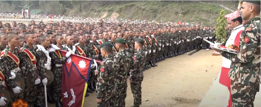 राष्ट्र र जनताप्रति समर्पित नेपाली सेना  (हेर्नुस् भिडियो )