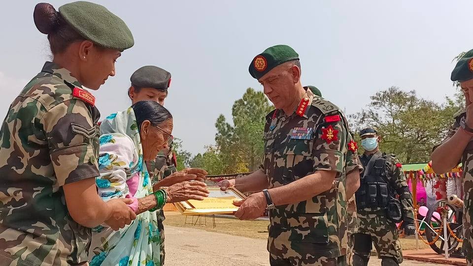 नेपाली सेना नागरिकको आशा र भरोसाको केन्दविन्दु हो: प्रधानसेनापती शर्मा