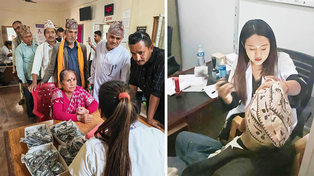 सशस्त्र प्रहरीद्वारा सञ्चालित नि:शुल्क स्वास्थ्य शिविरबाट ७६९ जना लाभान्वित (तस्बिरहरूसहित)