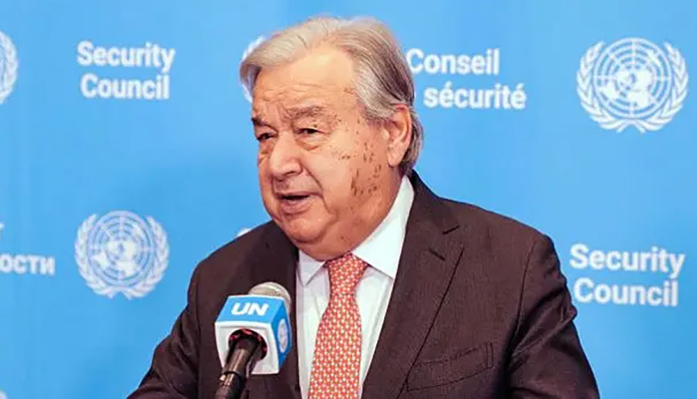गाजा शान्ति योजनाप्रति राष्ट्र संघका महासचिव गुटेरेसको स्वागत