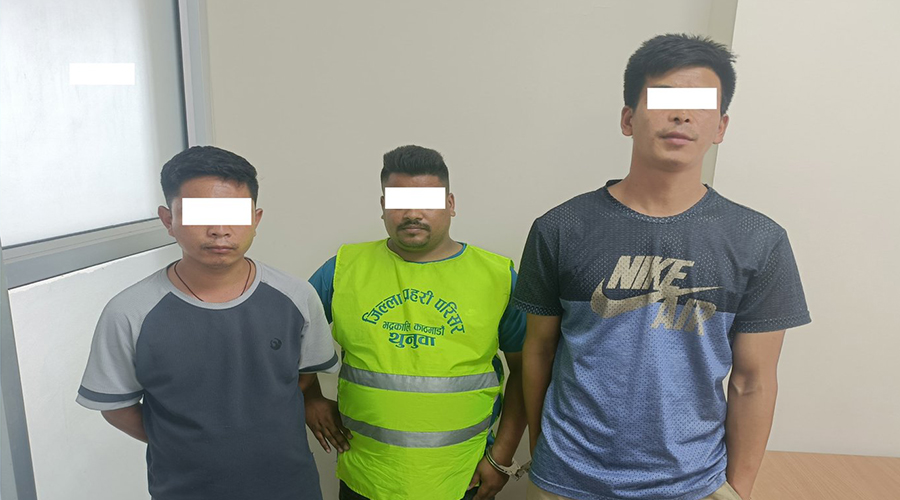 चार लाख रुपैयाँसहित तीनजना क्रिप्टो कारोबारी पक्राउ