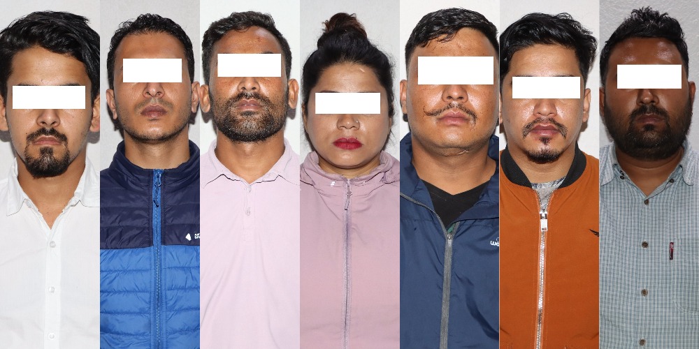 धाकधम्की दिएर ७ करोड माग गर्ने ७ जना पक्राउ 