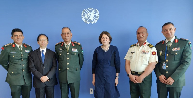 प्रधानसेनापति शर्मा संयुक्त राष्ट्रसंघको मुख्यालयमा