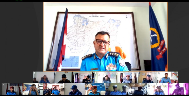 कोशी प्रदेश प्रहरी प्रमुख बास्तोलाद्वारा जिल्ला प्रहरी प्रमुखहरुलाई निर्देशन